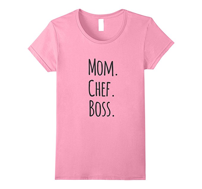 mom chef boss t-shirt for chefs