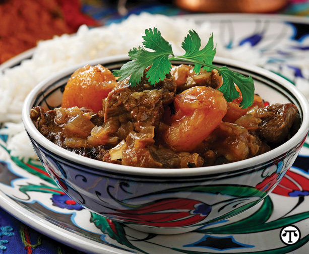Persian Lamb Stew With Dried Apricots