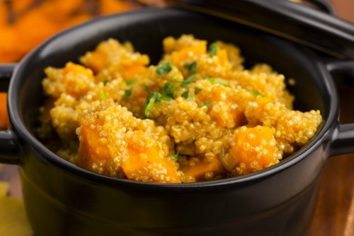 quinoa with pumpkin