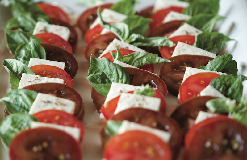 Tomato, Feta and Basil Salad